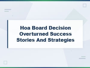Hoa Appeal Success Stories and Winning Strategies